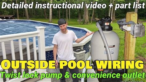 wiring an overground pool pump